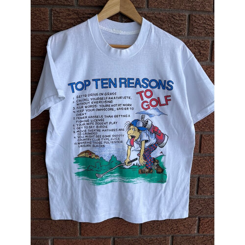 Vintage Reasons To Golf T-shirt